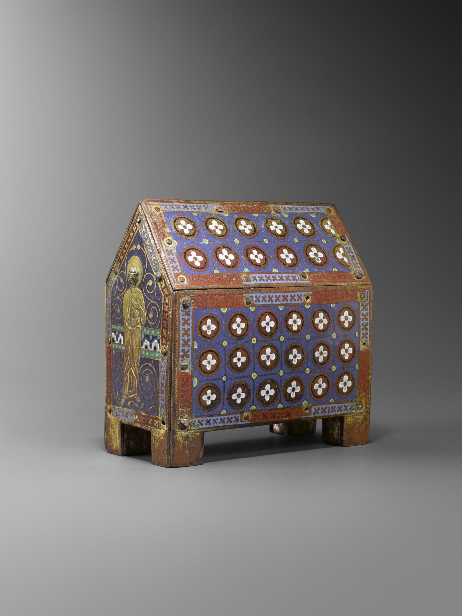 Reliquary chasse with Apostles - Galerie Brimo de Laroussilhe