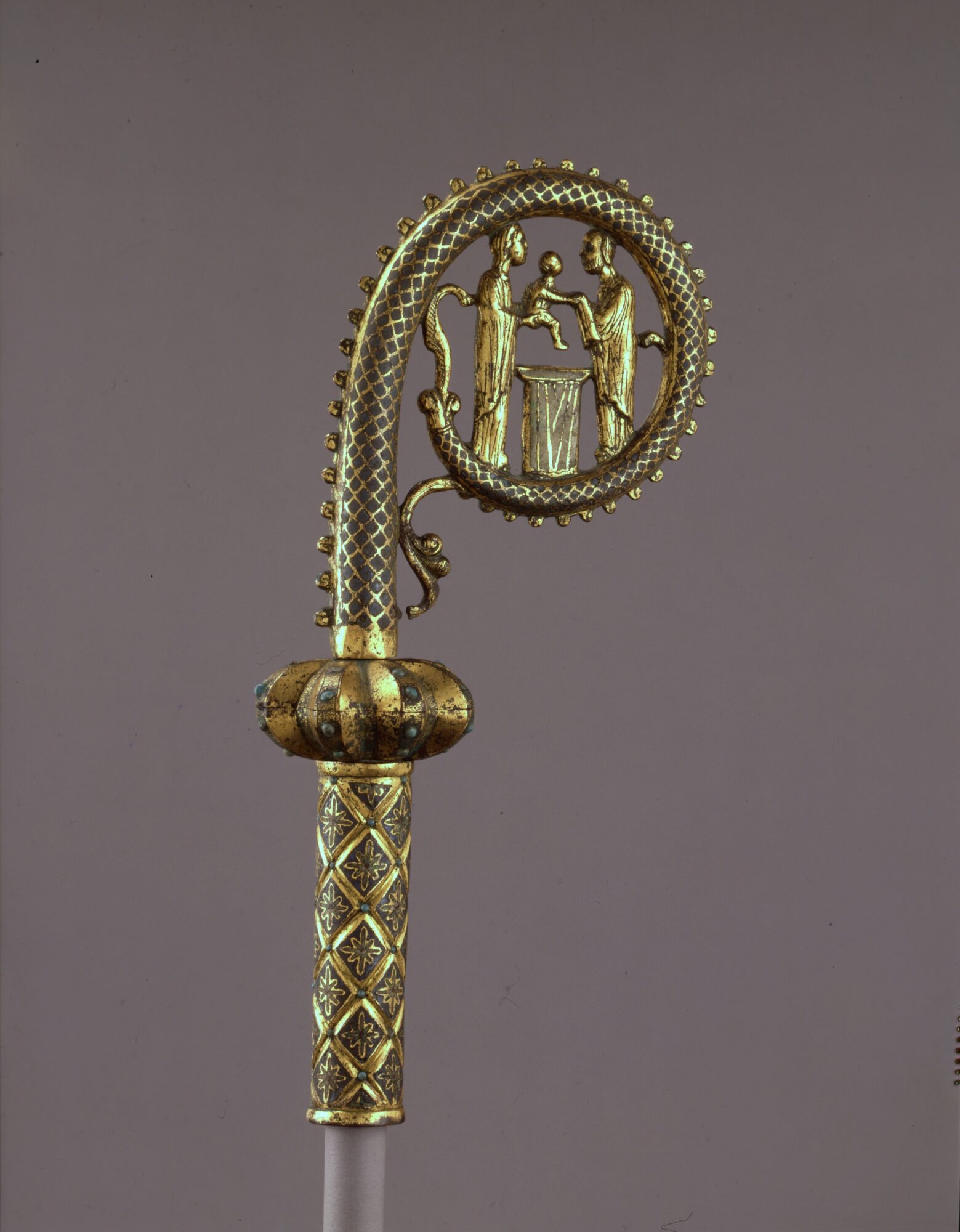 Crosier with Presentation in the Temple - Galerie Brimo de Laroussilhe