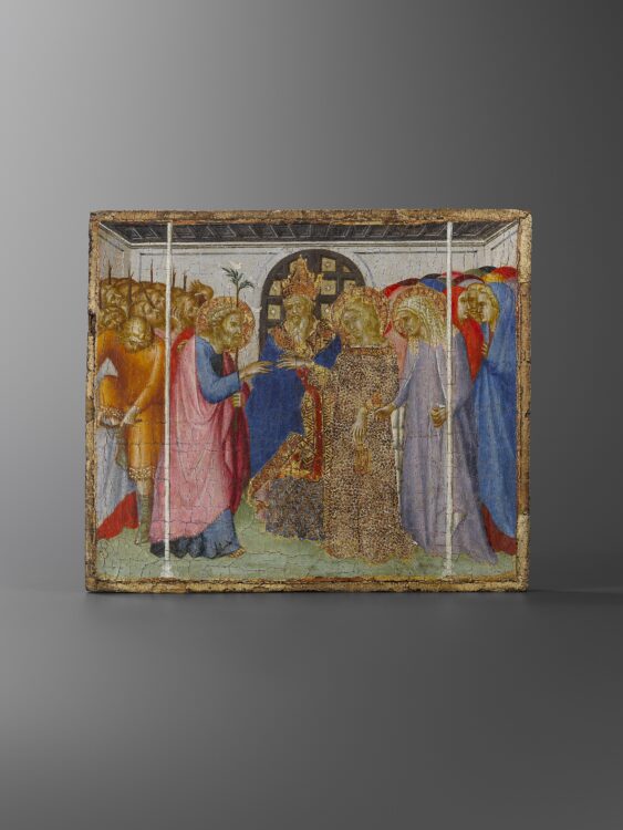 Élément de prédelle : Le Mariage de la Vierge - Galerie Brimo de Laroussilhe