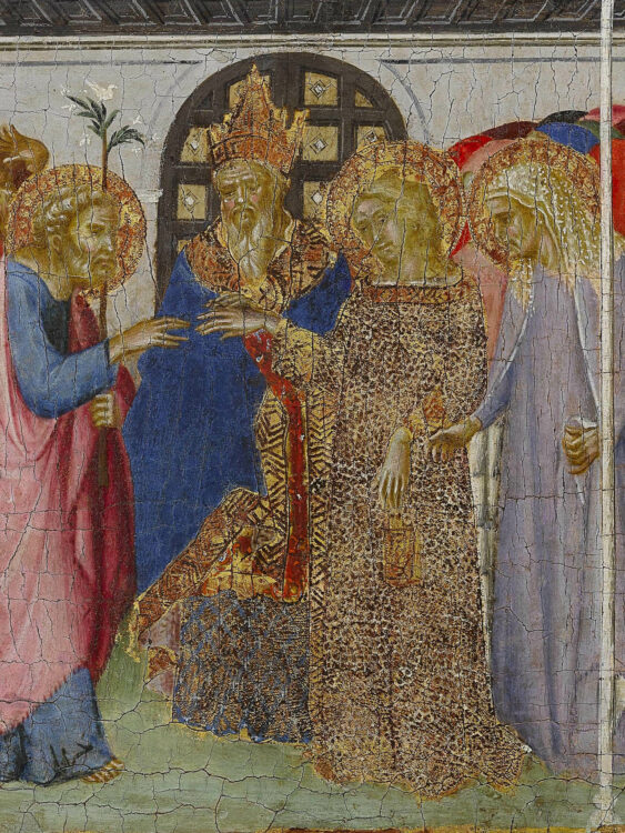 Élément de prédelle : Le Mariage de la Vierge - Galerie Brimo de Laroussilhe