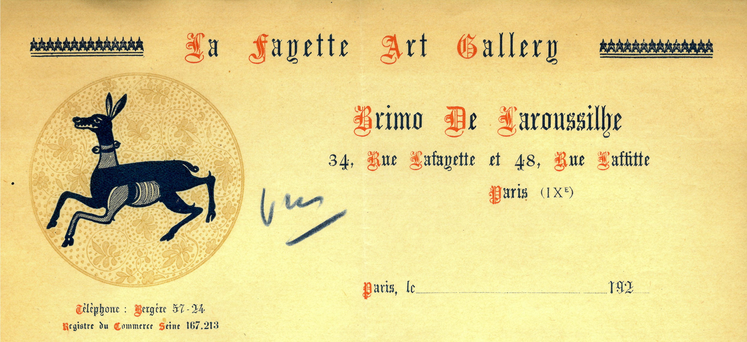 Historique - Galerie Brimo de Laroussilhe